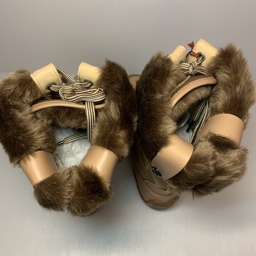 PAJAR Marrón Piel Sintética Cuero con Cordones Media Pantorrilla Invierno Nieve Botas Mujer 9-9.5 NUEVAS - Imagen 8 de 20