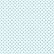 Dots Aqua on White Small by RBD Designers for Riley Blake, 1/2 yd cotton fabric