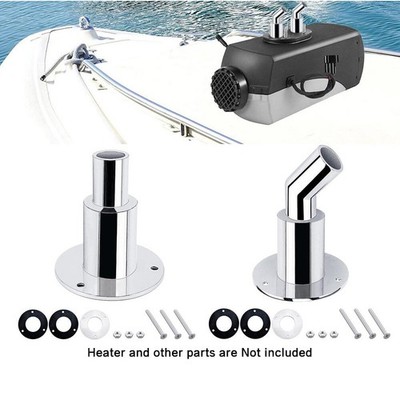 Exhaust duct for auxiliary heating 24 mm as straight or angle variant selectable