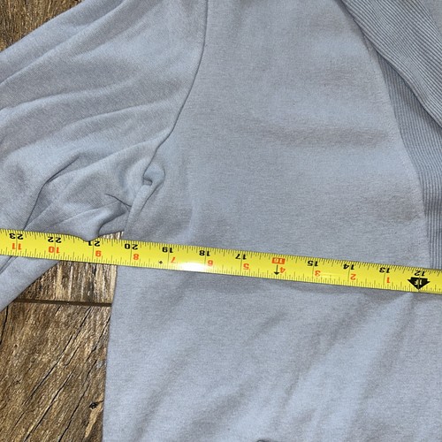 Banana Republic graues Shirt Stretch V-Ausschnitt klassisch Langarm Oberteil Damen Gr. XL - Bild 6 von 6