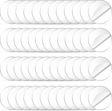 Clear Acrylic Circle Blanks - 2 Inch, 50 Pieces, 0.06" Thick