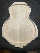 Curly Maple Carved Top for a LP #AC9