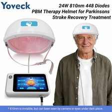 Upgraded 810nm Medical Brain Helmet 448 Diodes for Stroke Parkinson Brain Health