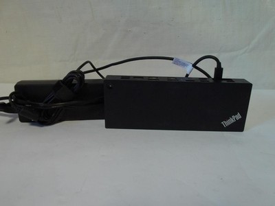 Lenovo 03X7538 DK1841 ThinkPad Thunderbolt 3 Workstation Dock w/ 135W AC (J970)