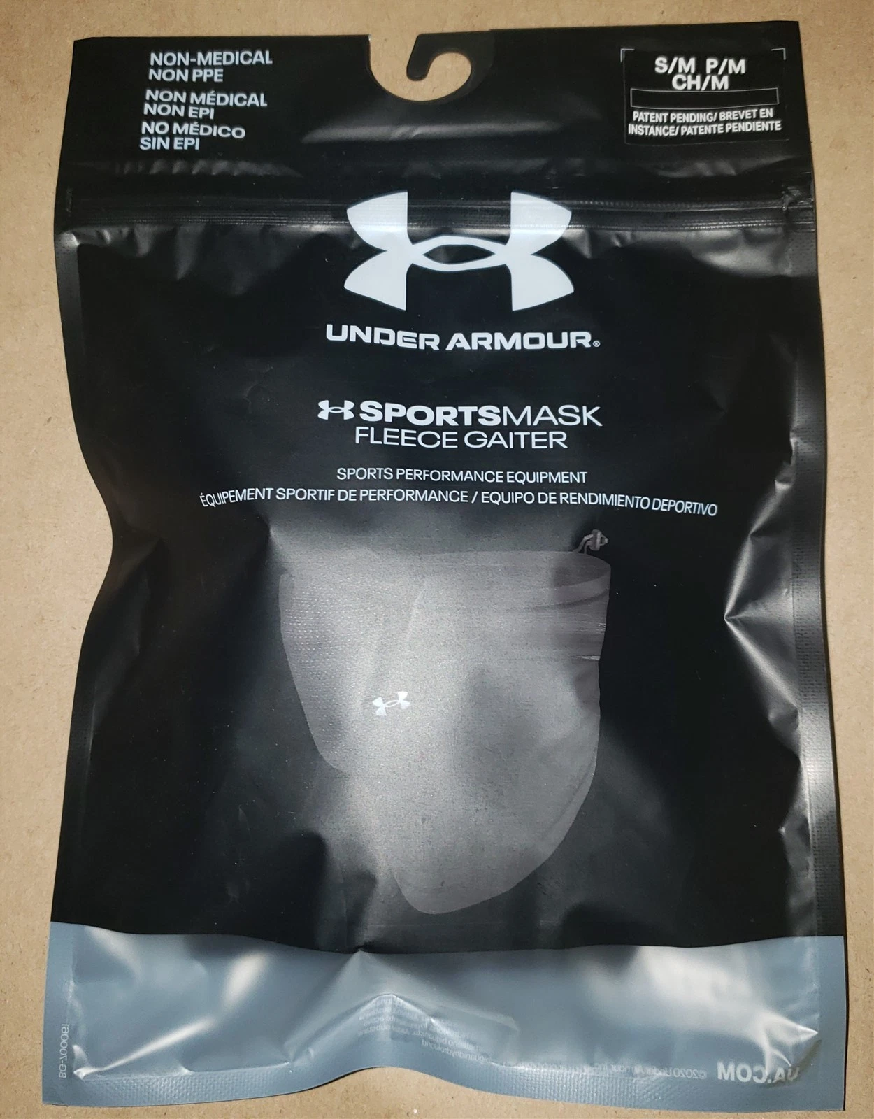 Under Armour Sportsmask Fleece Gaiter Unisex 1369735 Black w/ Iso Chill