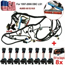 LS SWAPS STANDALONE WIRING HARNESS W/4L60E 1997-06 4.8L 5.3L 6.0L GM LS1 ENGINE