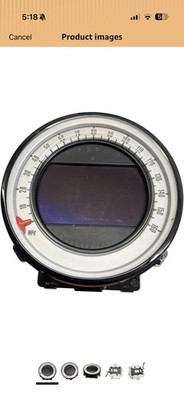 Mini Cooper Clubman S Speedometer With Display R55 08-14 OEM 2171494-01