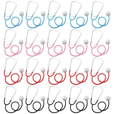 Hanaive 20 Pcs Kids Stethoscope Toys Bulk Stethoscopes for Children Girl Boy ...