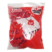 GURU USA Xpro Leveling System Red Spin Caps, 100PC Bag- 600100