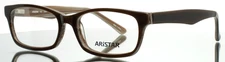 ARISTAR AR18641 535 Brown Mens Rectangle Full Rim Eyeglasses 55-18-145 B:33