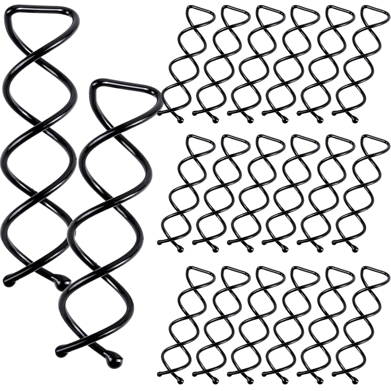 20PCS Spiral Hair Pins for Girls Women Kids No-Slip Spin Pins