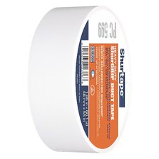 Shurtape 105470 Ducttape, White, 60-1/8Ydl, 1-7/8Inw