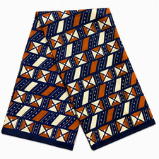 African Mud Cloth Print Fabric 6 Yards Cotton Wax High Quality Ankara Wax Fabric