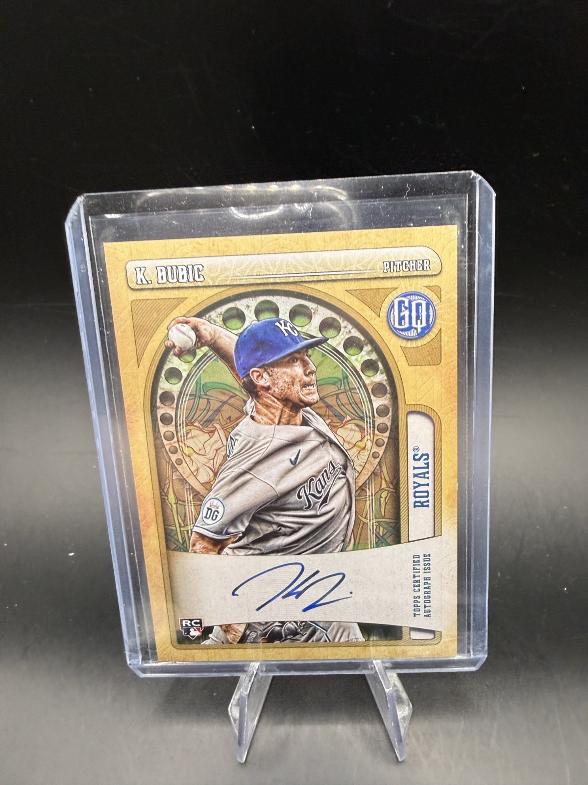 2021 Topps Gypsy Queen Kris Bubic RC ROOKIE AUTO BAZOOKA BACK #/25 #GQA-KB SP