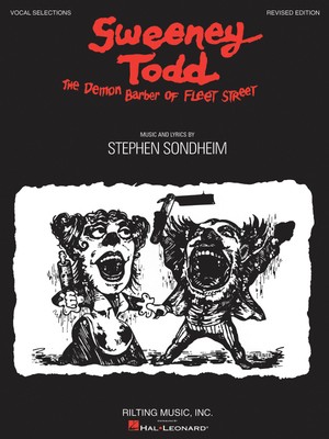 Sweeney Todd Musical Vocal Piano Sheet Music Lyric 10 Songs Hal Leonard Book