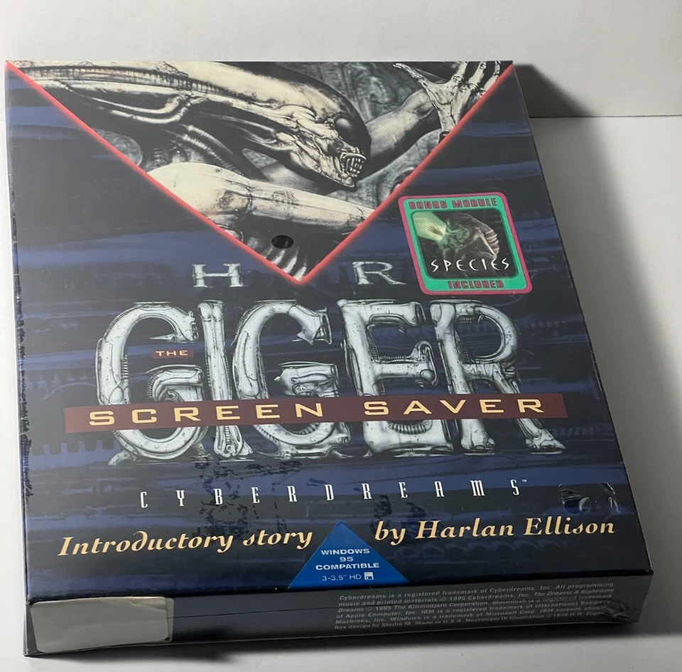 HR Giger Cyberdreams Screensaver 1995 Rare New PC - Image 3 of 4