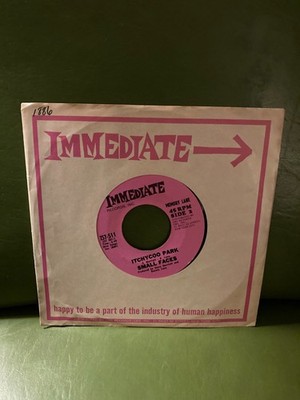 Small Faces - Itchycoo Park  7  Vinyl 45 Immediate Records, Original Sleeve VG+