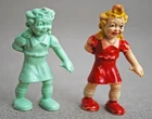 Vintage 1950's Marx Cookie Bumstead From "Blondie" Comics Plastic Figure - 1.75"