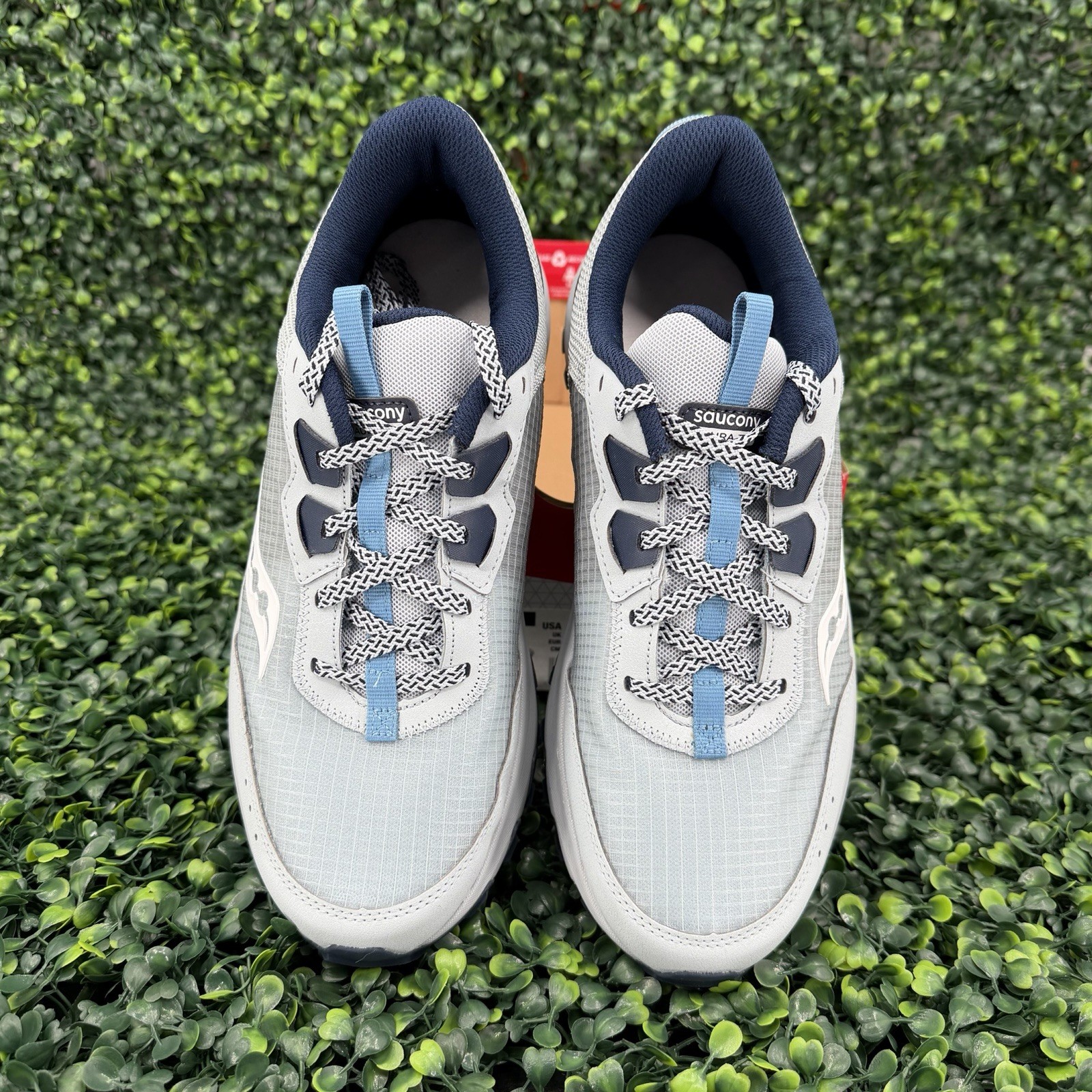 Saucony Aura Trail Sneaker Womens 11 Granite Navy Shoe Turf Hike Run S10863-115 thumbnail 3