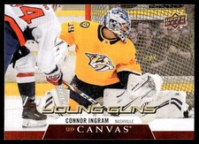 2020-21 Upper Deck UD Canvas YG Connor Ingram Rookie Nashville Predators #C226