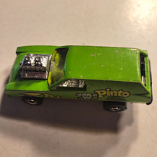 Hot Wheels Poison Pinto black walls 1975 1:64 Green Diecast Ford Car