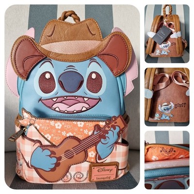 Loungefly Disney Stitch Cowboy Cosplay Rucksack   Backpack  NEU