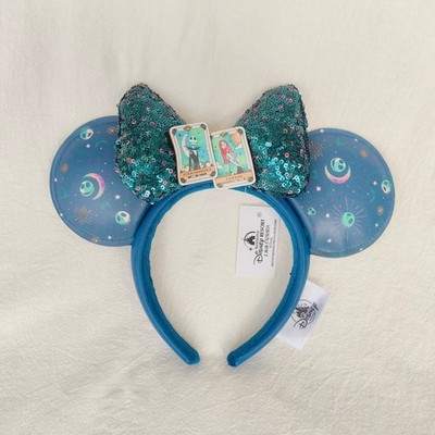 Park NEW Disney- Jack & Sally Headband Star-Crossed Lovers Minnie Mouse Ears NWT