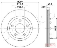 2X Bremsscheibe Japko 610913C FüR Audi A8 D2 4D2 4D8 100 C4 Avant 4A5 A6 4A2 C5