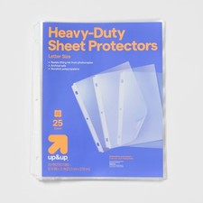 Letter Sheet Protectors Clear