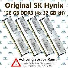 128 GB (4X 32 GB) RDIMM ECC REG DDR3-1866 Supermicro F617R3-FTPT+ Server RAM