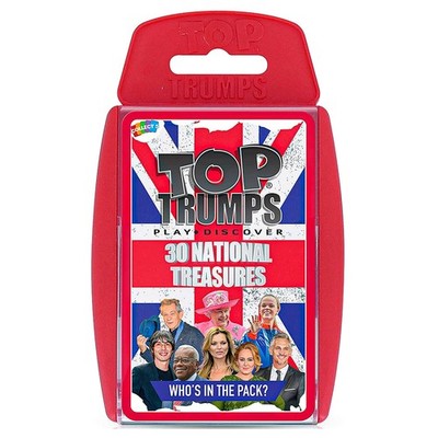 Top Trumps National Treasures: Erwecken Sie Ihre Lieblingsgesichter Großbritanniens zum Leben 