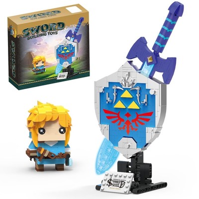 Legend Glowing The Master Shield Building Sets Game Toys with Link Action Fig...