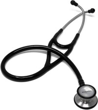 Premium Cardiology Stethoscope Black 27 Inch