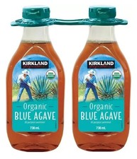 Jarabe de agave azul orgánico Kirkland Signature 2x736 ml edulcorante natural