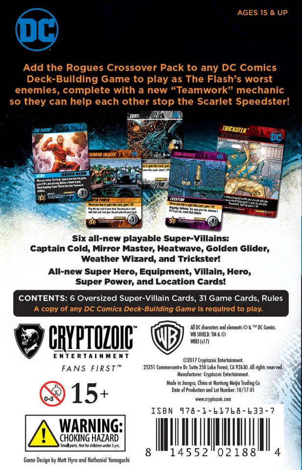 DC Comics Deck Building Game - The Rogues - Crossover Pack #05 - Expansion - Image 4 of 4