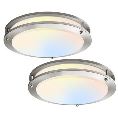 ALUSSO  13 inch Flush Mount LED Ceiling Light, 5CCT（2700K-5000Kʌ