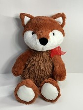 Walmart Hug Fun L Sweater Fox Plush Stuffed Animal 20" Reddish Brown