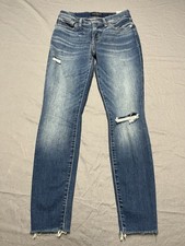 NWT Lucky Brand Jeans Ava Super Skinny Mid Rise Ankle Women  s Size 2/26 26x27 