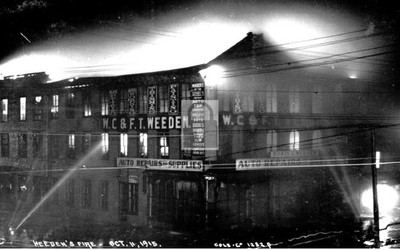 Weeden Auto Repair Shop Fire Asbury New Jersey NJ - Reprint