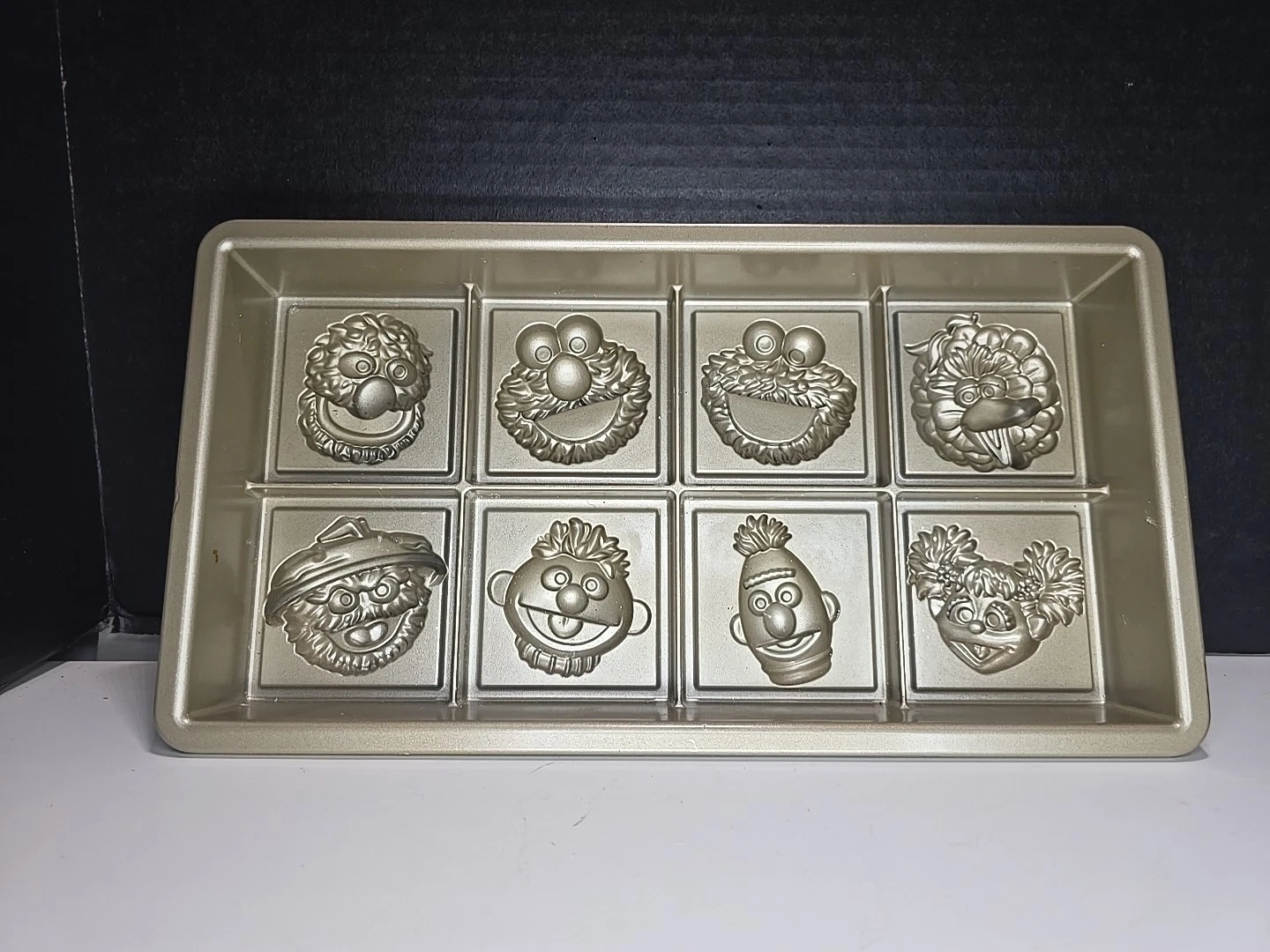 Nordic Ware Sesame Street Squares 2012, 9C Capacity Cake Pan Elmo Cookie Monster