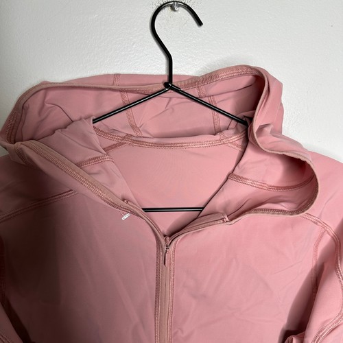 Lululemon Break a Trail 1/2 Zip Hoodie in Pastel Pink Womens 8 - Picture 7 of 7