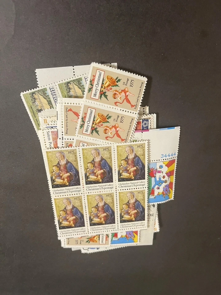 Lote grande de estampillas postales vintage de Estados Unidos como nuevas nunca montadas Foto 3 de 4