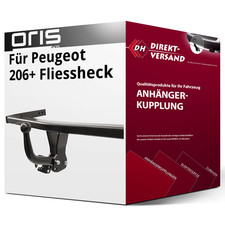 Anhängerkupplung starr für Peugeot 206+ Fliessheck 2009-jetzt top