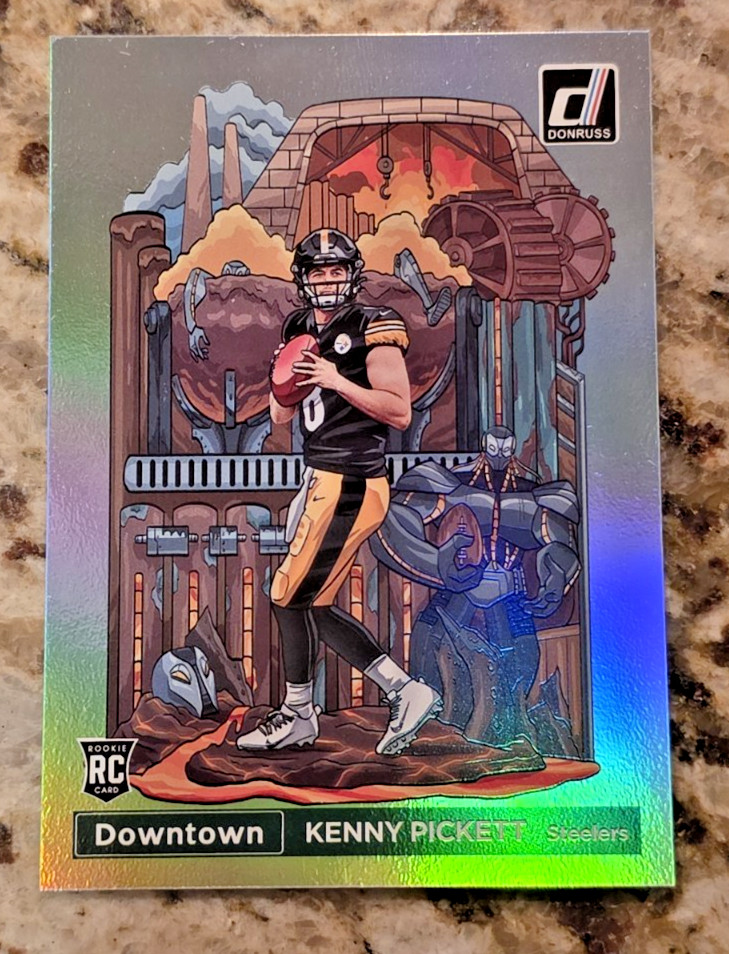 2022 Downtown Donruss Kenny Pickett RC Pittsburgh Steelers CASE HIT SSP DT-KP