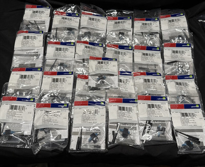Leviton 49991-SLC FastCAM LC Singlemode Fiber Connector Blue | Lot of 25