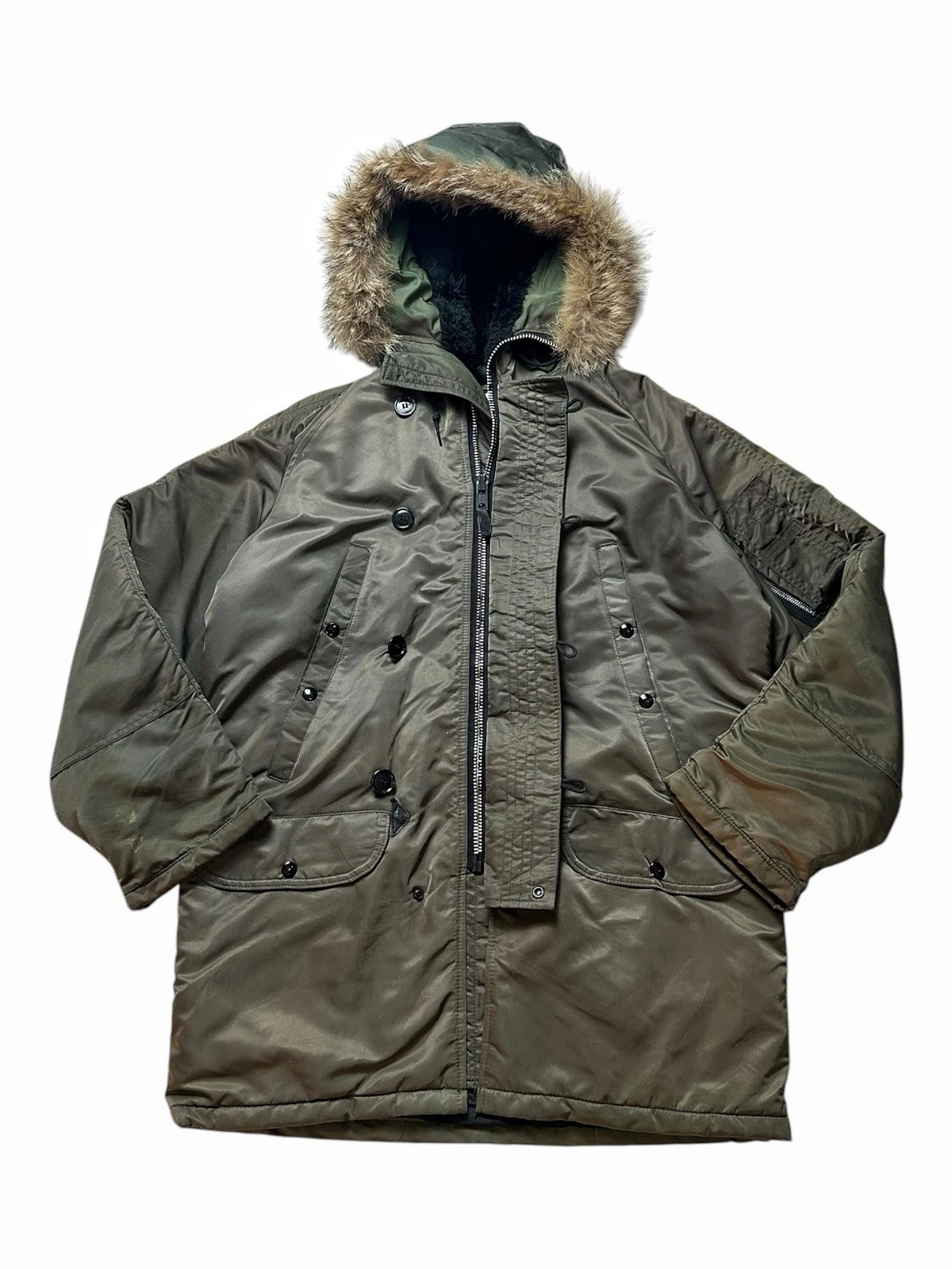 Vintage Spiewak Golden Fleece Parka Extreme Cold Weather N3B Style 1N3BFC Sz 38 - product detail image 4