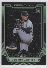 2019 Panini Chronicles Obsidian Electric Etch Green Prizm 3/5 Jon Duplantier e6p