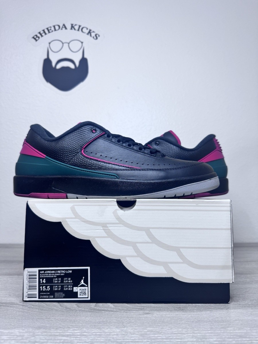 Size 14 - Air Jordan 2 Retro Low Christmas DV9956-006 Black Red