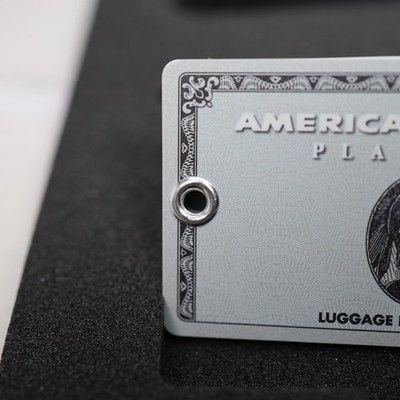New American Express Platinum card holders limited Luggage Name