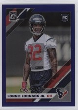 2019 Panini Donruss Optic Rookies Purple Prizm 50/50 Lonnie Johnson Jr #126 12zw